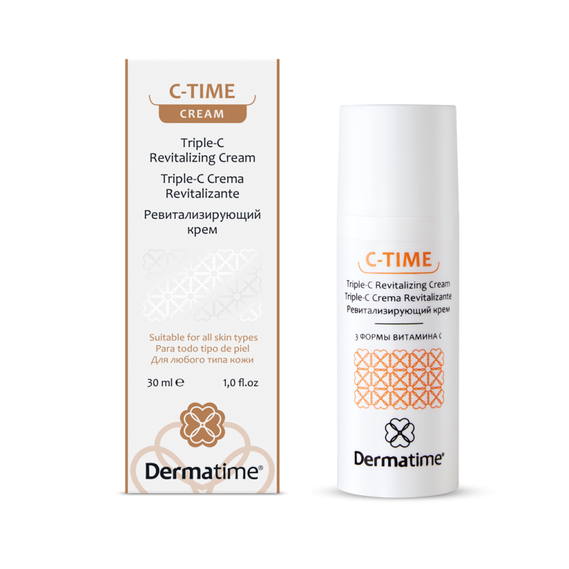 Dermatime C-time Сыворотка с эффектом сияния / 3 формы витамина С, 30 мл